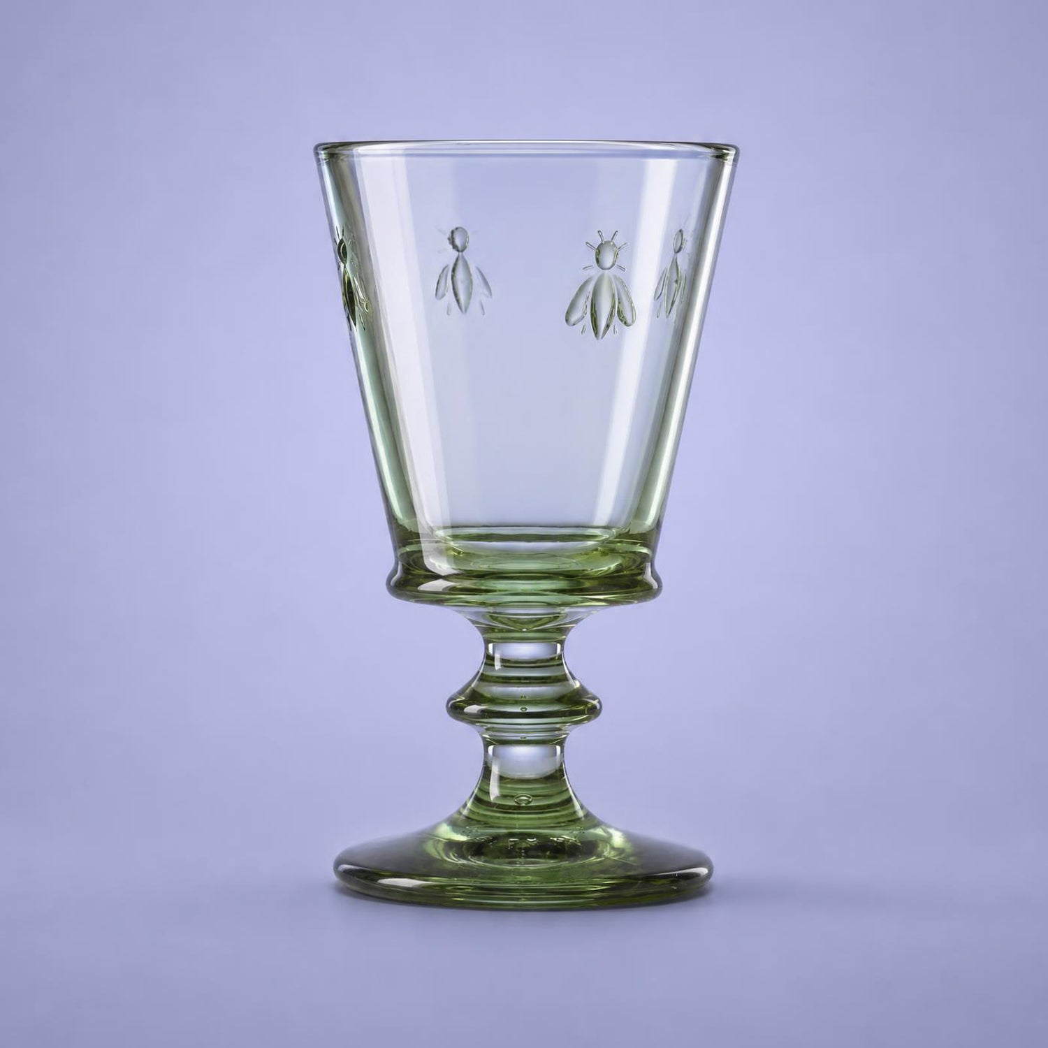 La Rochère Abeille Wijnglas 24 cl Olijfgroen - 6 Stuks - Glazen.nl