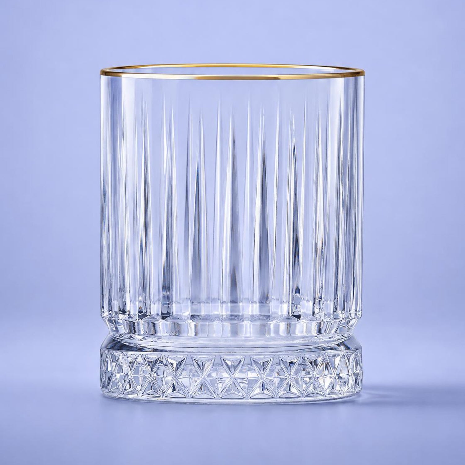 Pasabahce Elysia Tumbler 35,5 Cl Gouden Rand - 4 Stuks - Glazen.nl