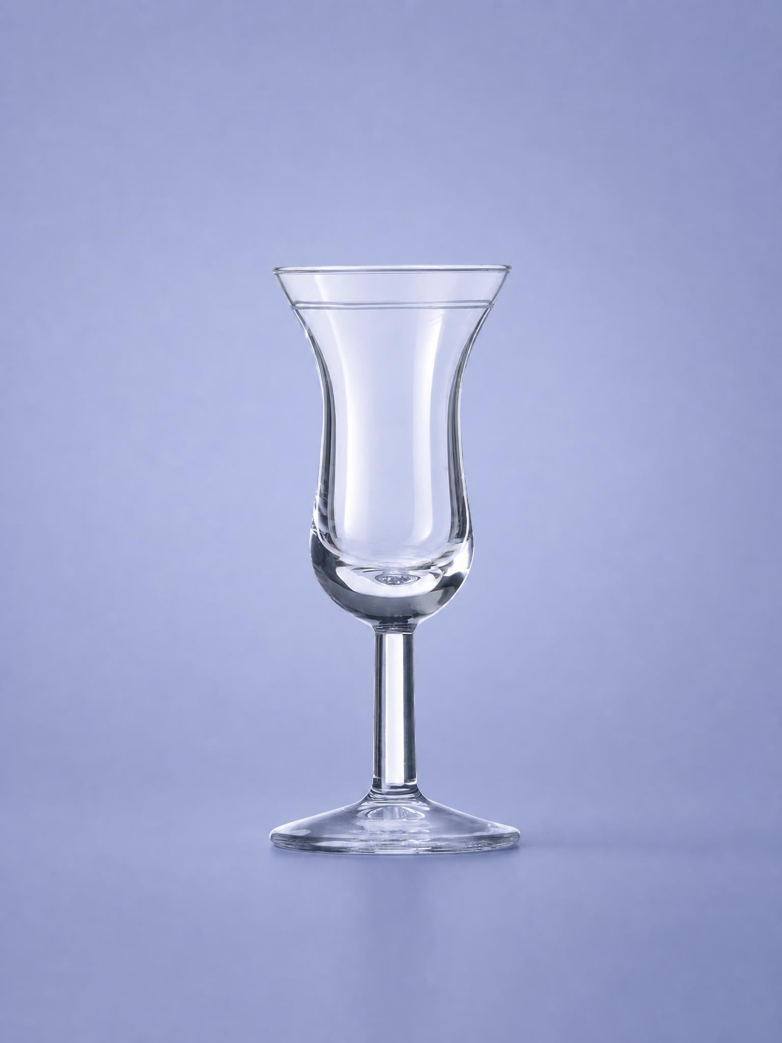 Royal Leerdam Intermezzo Schnapsglas 5 cl Altdeutscher Römer mit Eichstrich - 12 Stück