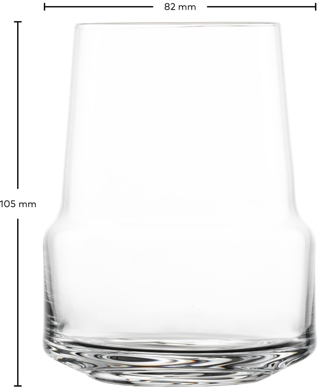 Zwiesel Glas Level Weißweintumbler 37,8 Cl mit Moussierpunkt – 2 Stück