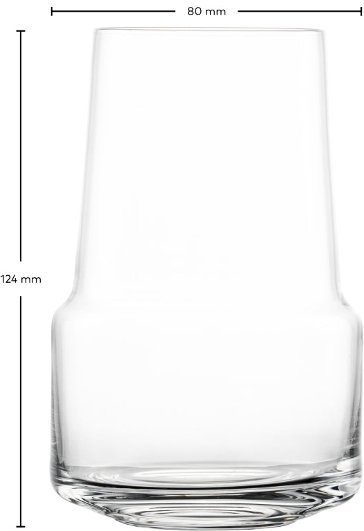 Zwiesel Glas Level Champagnertumbler 41,2 Cl mit Mousseurpunkt – 2 Stück