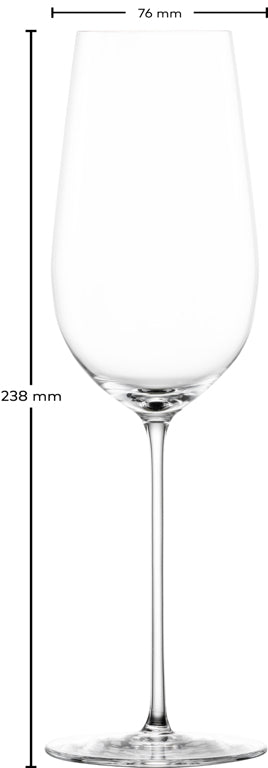 Zwiesel Glas Vuelo Champagnerglas 32,3 Cl mit Mousseurpunkt – 2 Stück