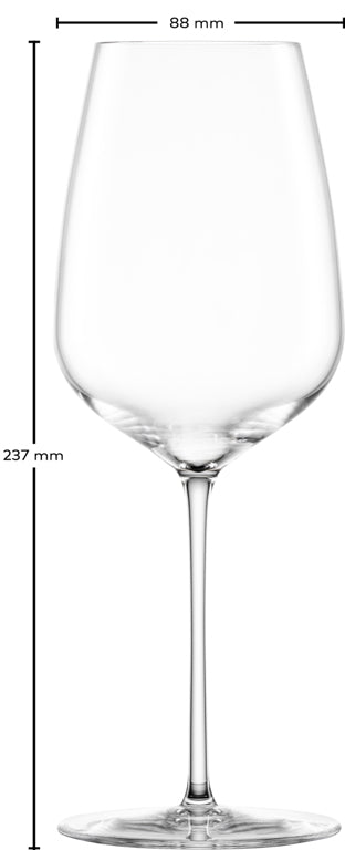 Zwiesel Glas Perfect Match Weinglas 51,4 Cl mit Moussierpunkt – 2 Stück