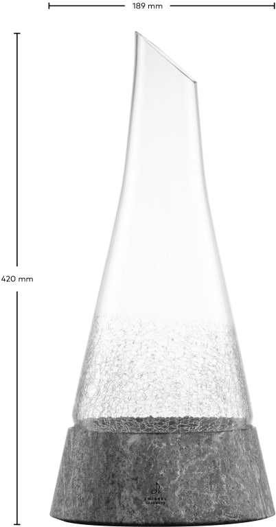 Zwiesel Glas Symbiosis Dekantierkaraffe 75 Cl mit Steinsockel