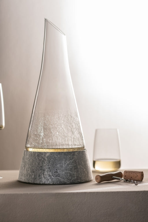 Zwiesel Glas Symbiosis Dekantierkaraffe 75 Cl mit Steinsockel