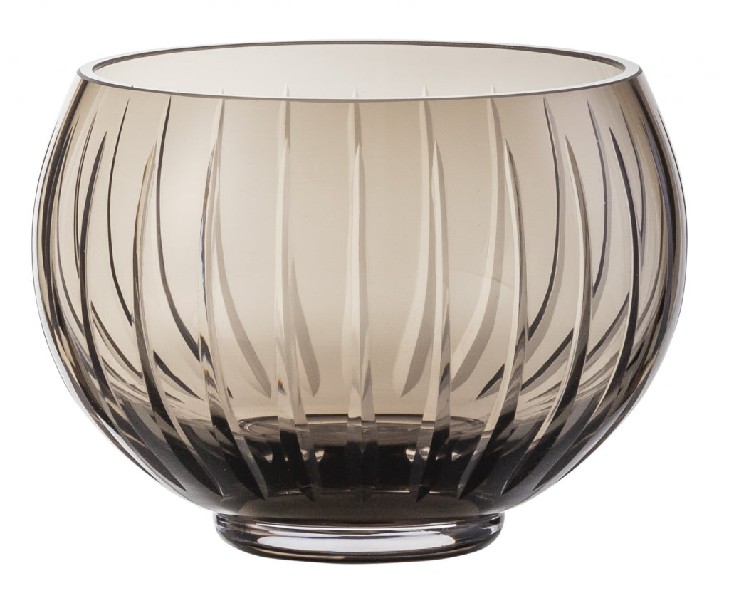Zwiesel Glas Signum Windlicht 137 mm Rauchbraun