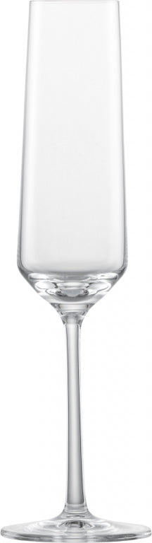 Zwiesel Glas Pure Champagne Glass 21,5 Cl with Mousse Point in Gift Packaging - 2 Pieces