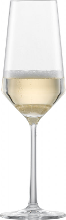 Zwiesel Glas Pure Champagne Glass 29,7 Cl with Mousse Point in Gift Box - 2 Pieces