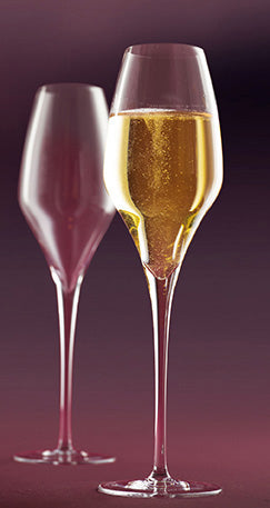 Zwiesel Glas The First Champagne Glass 36.6 Cl with Sparkling Point - 6 Pieces