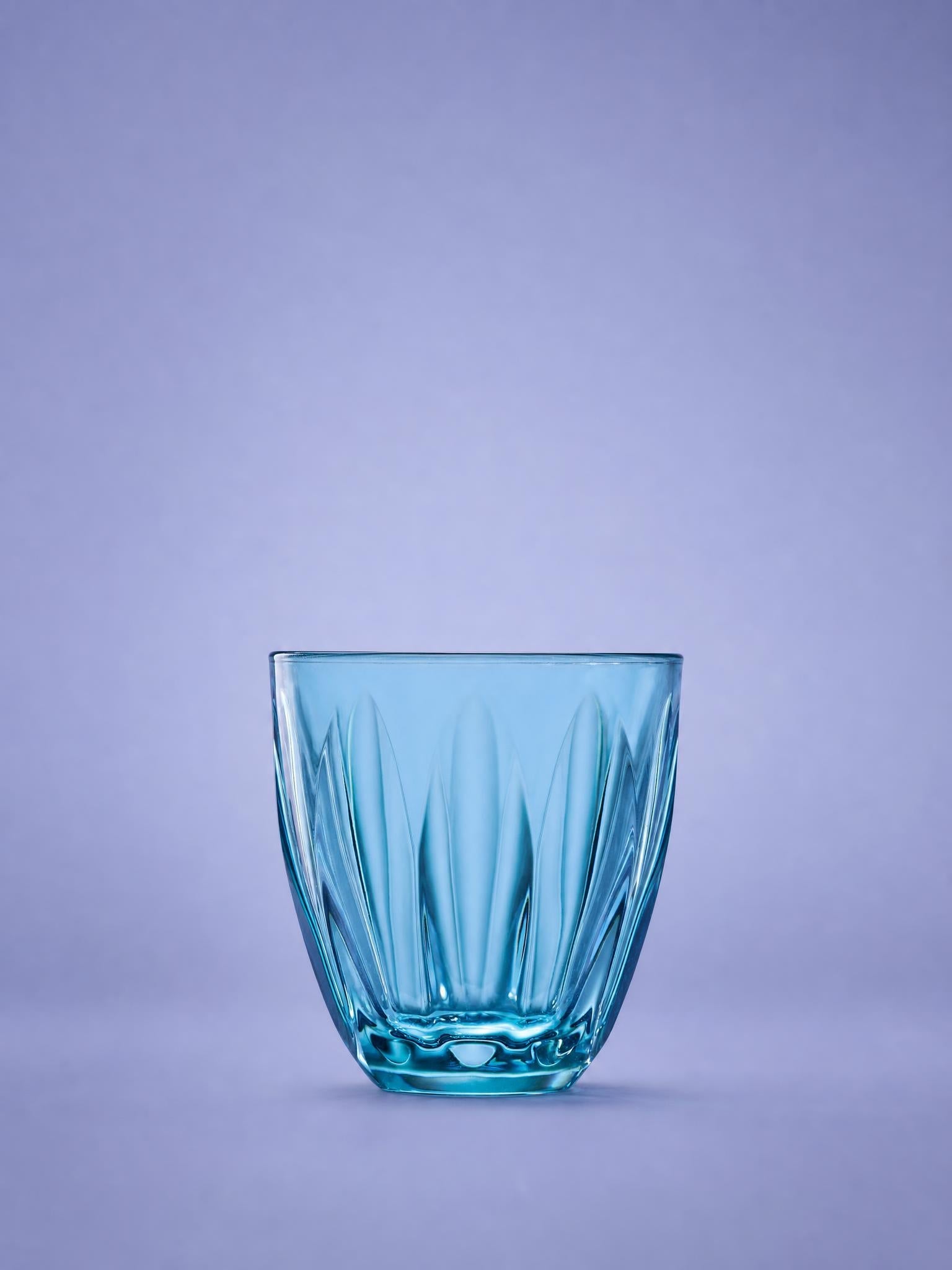La Rochère Lily Tumbler 25 cl Blau – 6 Stück