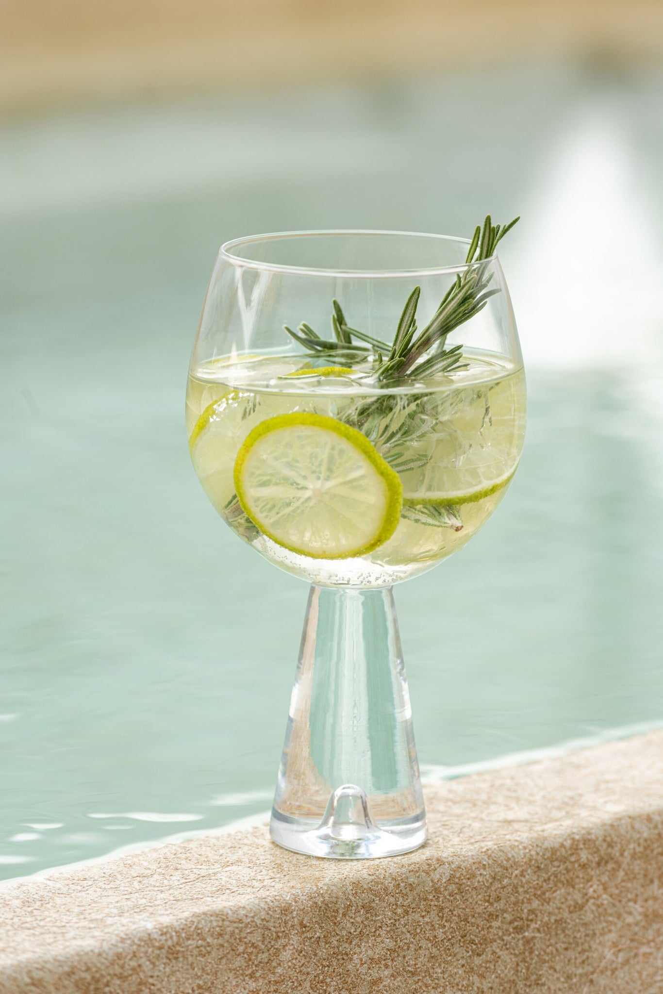 J-Line Walker Champagner-Coupéglas Transparent