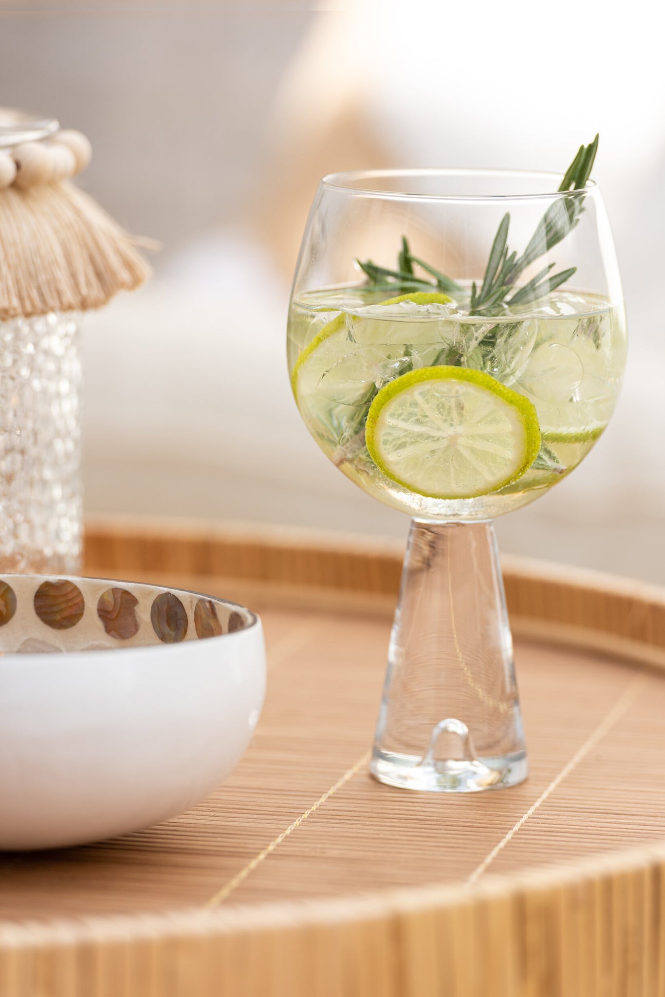 J-Line Walker Champagner-Coupéglas Transparent