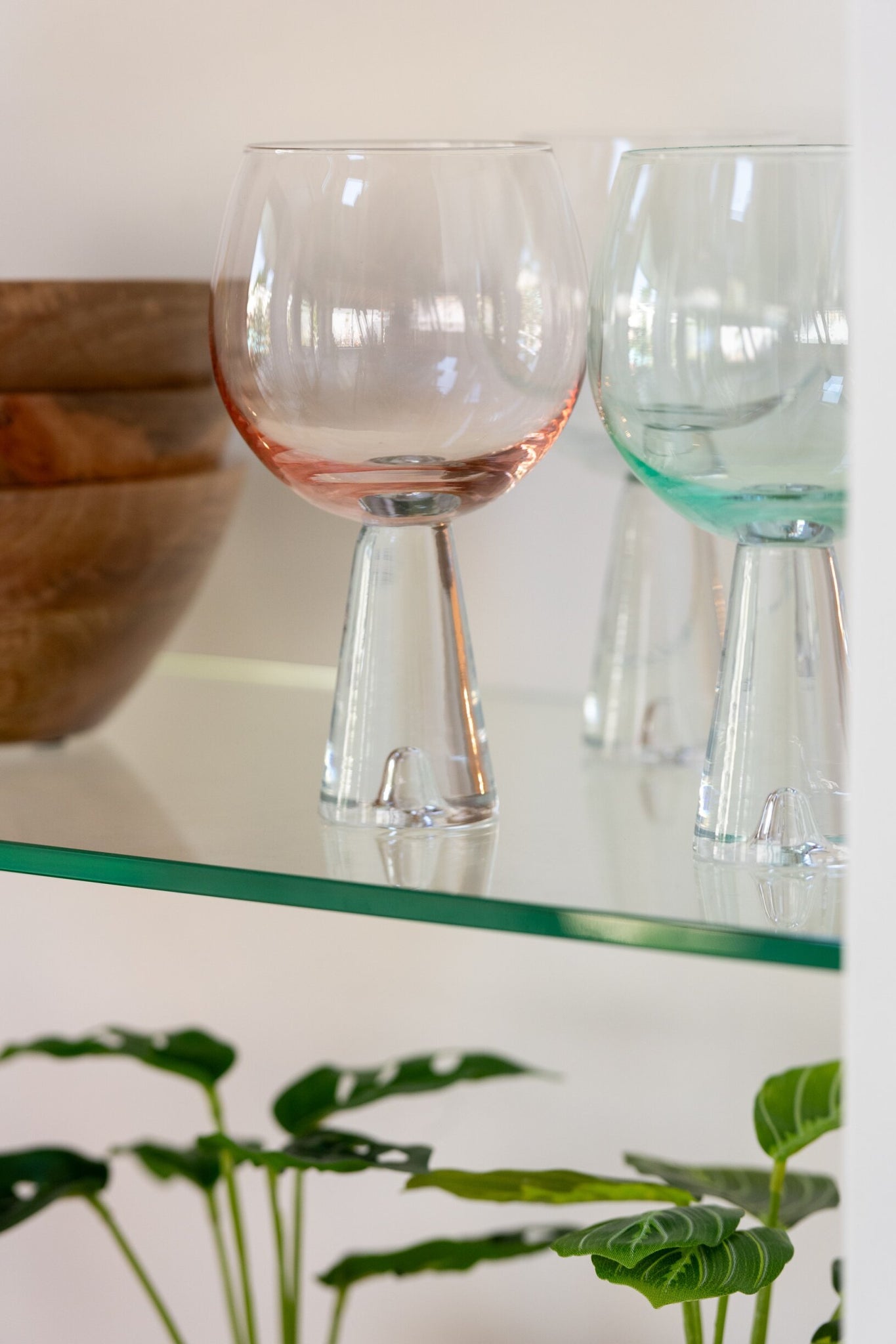 J-Line Walker Champagner-Coupéglas Transparent