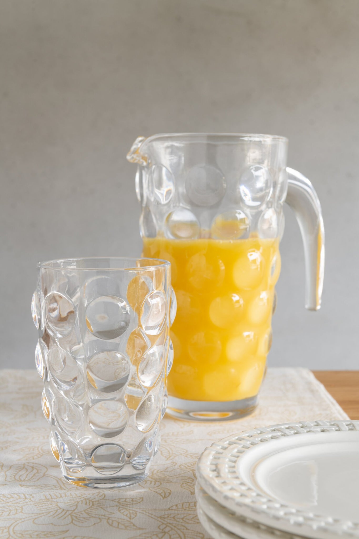 J-Line Loupe Limonadenglas Transparent