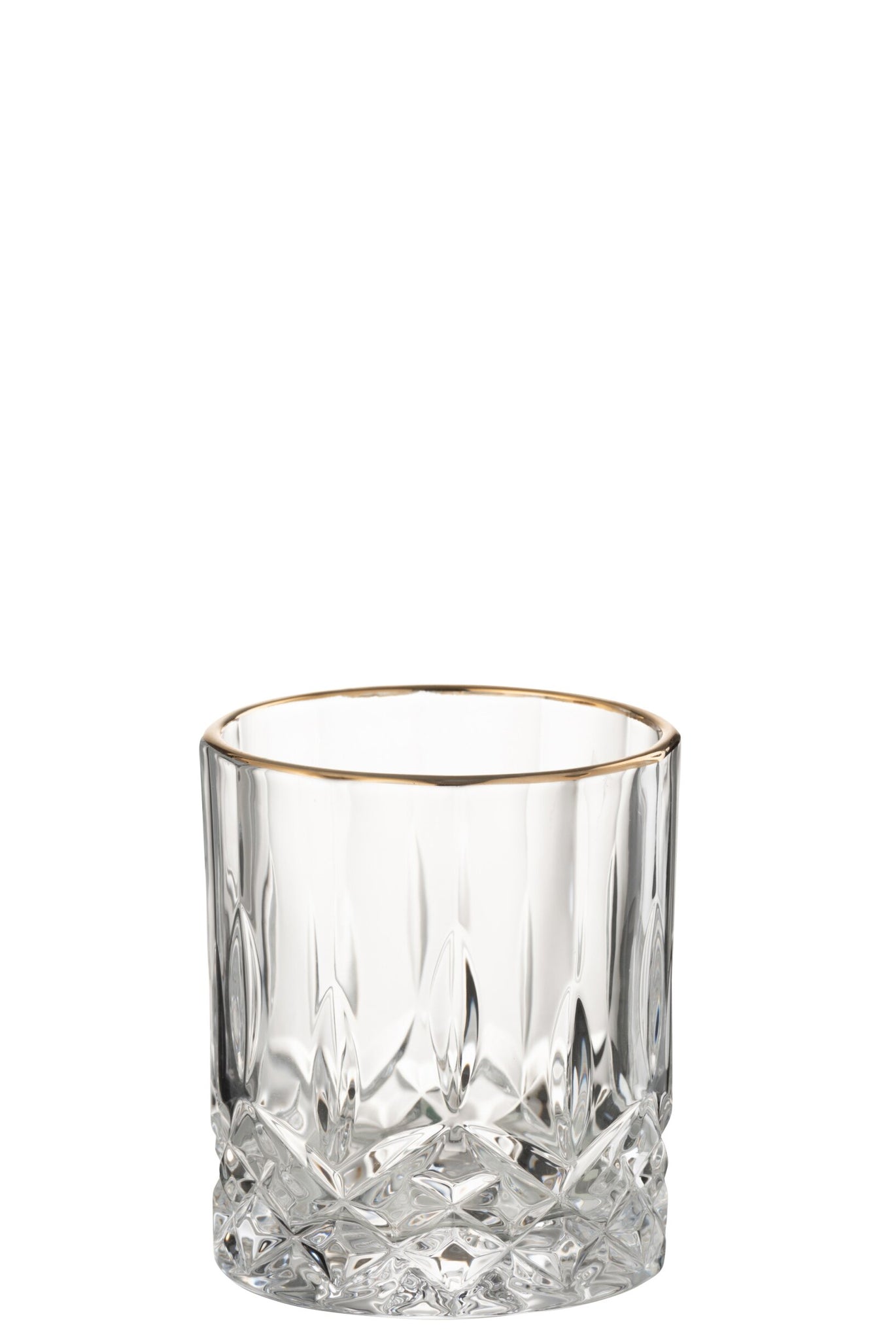 J-Line Franco Wasserglas Gold/Transparent