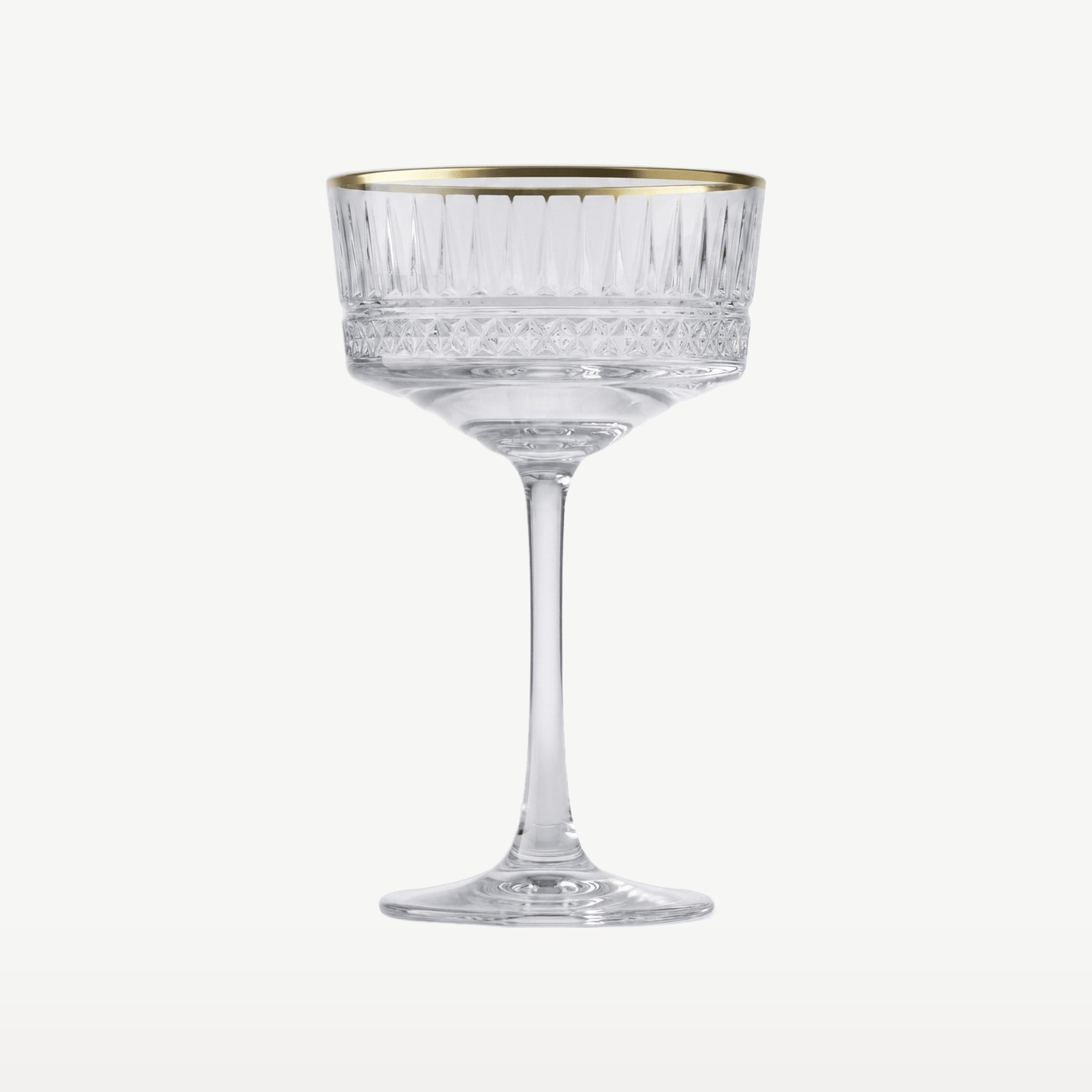 Pasabahce Elysia Champagneglas / Coupe 26 Cl Gouden Rand - 4 Stuks - Glazen.nl
