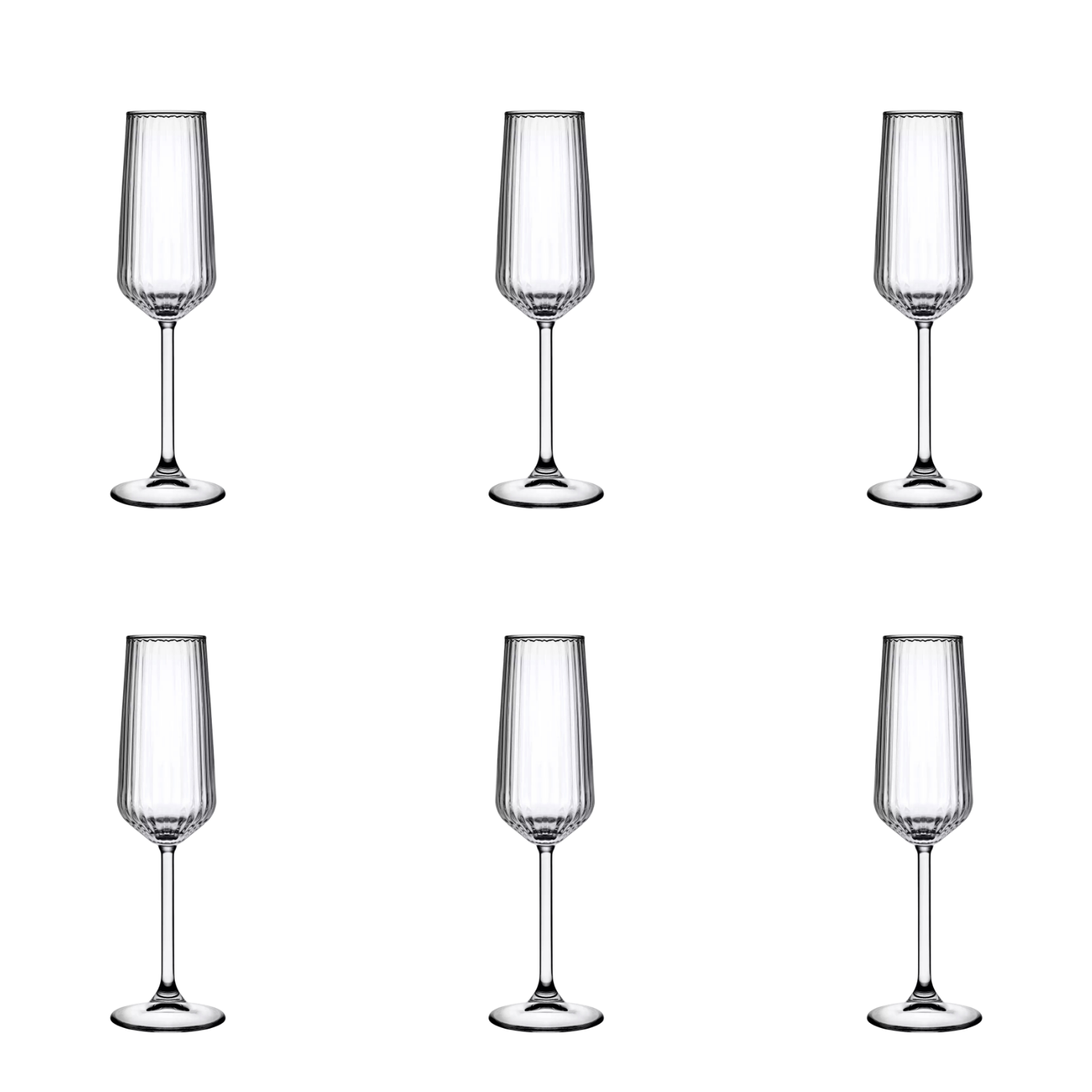 Pasabahce Allegra Focus Sektglas 19.5 cl – 6 Stück