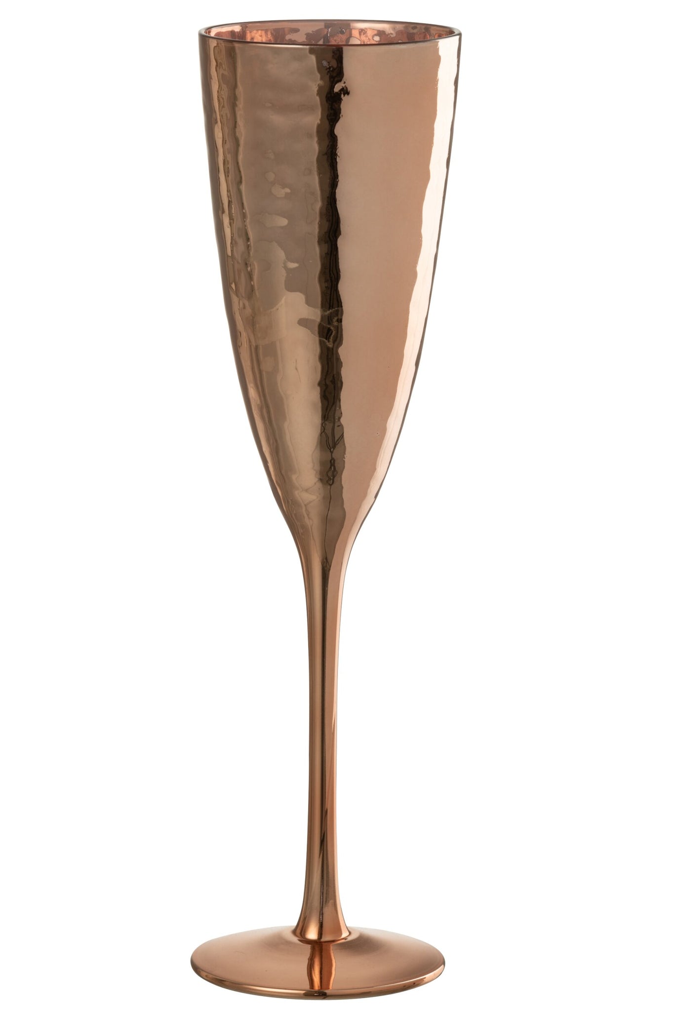 J-Line Champagnerglas Spiegel Kupferfarben