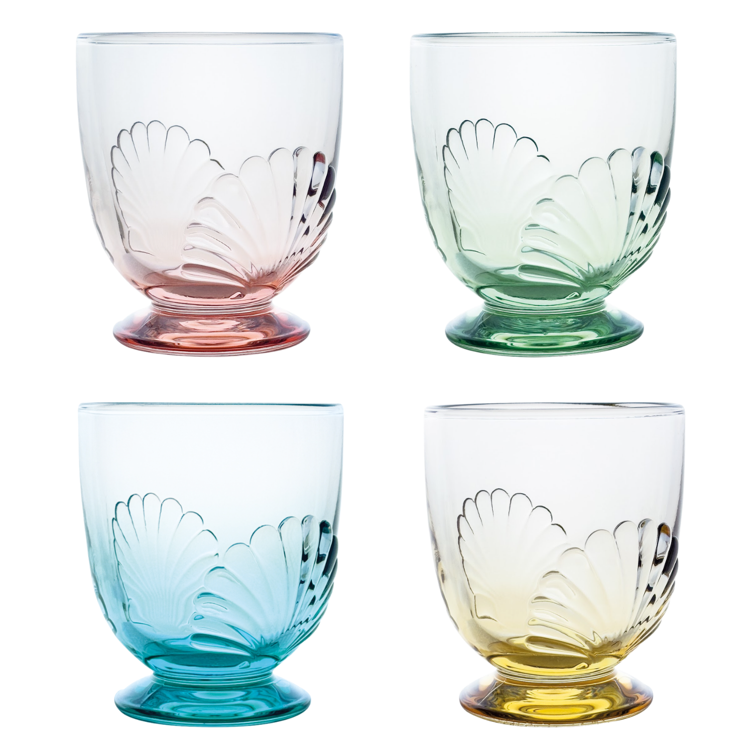 La Rochere Belle Wassergläser Sortiert 4 Farben 32 Cl - 4 Stück
