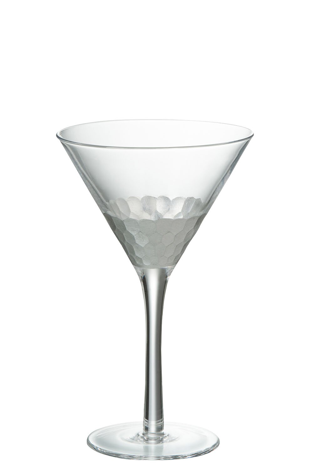 J-Line Cocktailglas Transparent/Silber