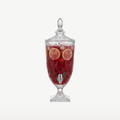 Bar Professional Glass Beverage Dispenser with Tap 5 Liters