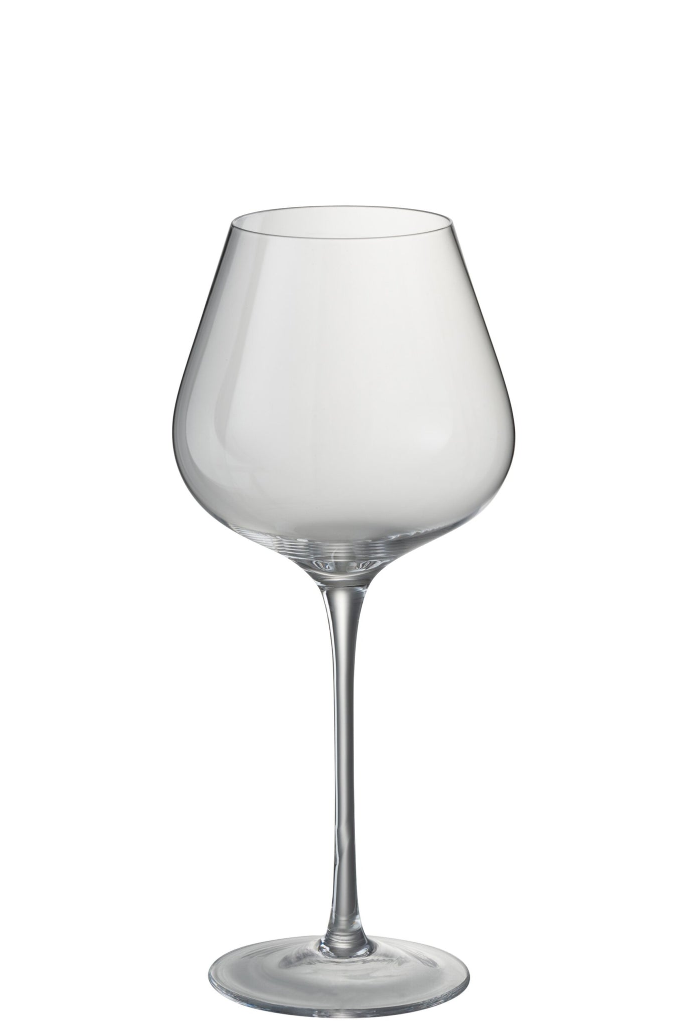 J-Line Witte Weinglas Breit Transparent