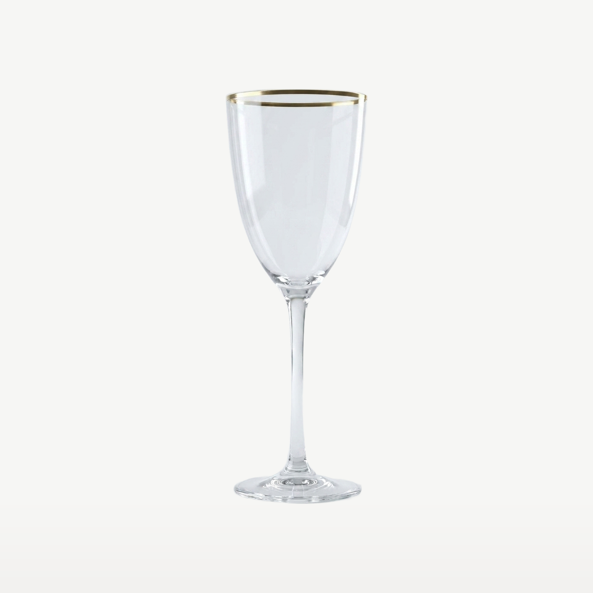 J-Line Rode Wijnglas 29 Cl Gouden Boord - Glazen.nl