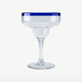 Bar Professional Margarita-Cocktailglas mit blauem Rand 38 Cl