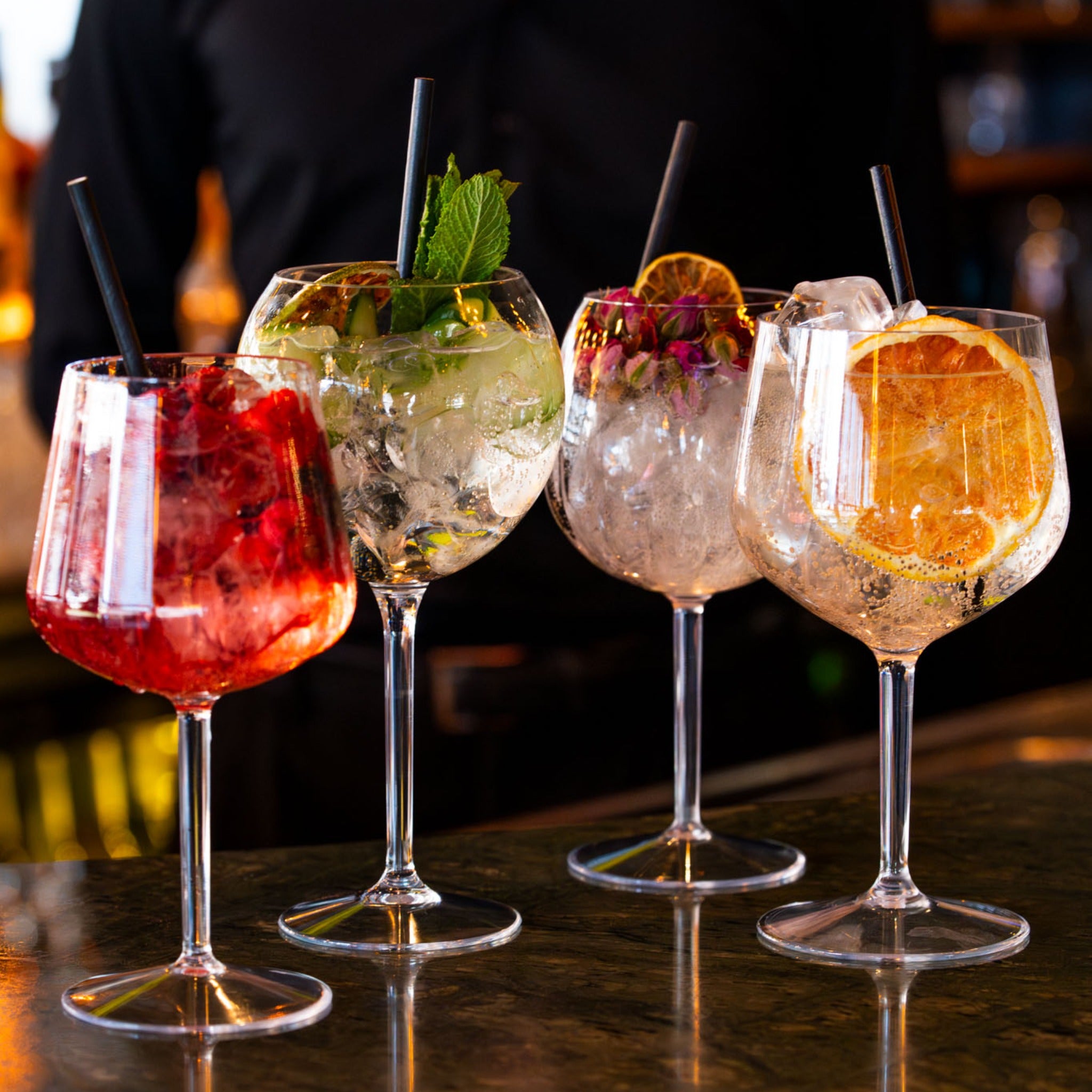 Bar Professional Gin Tonic Glas Kunststof 75 Cl - sfeerbeeld