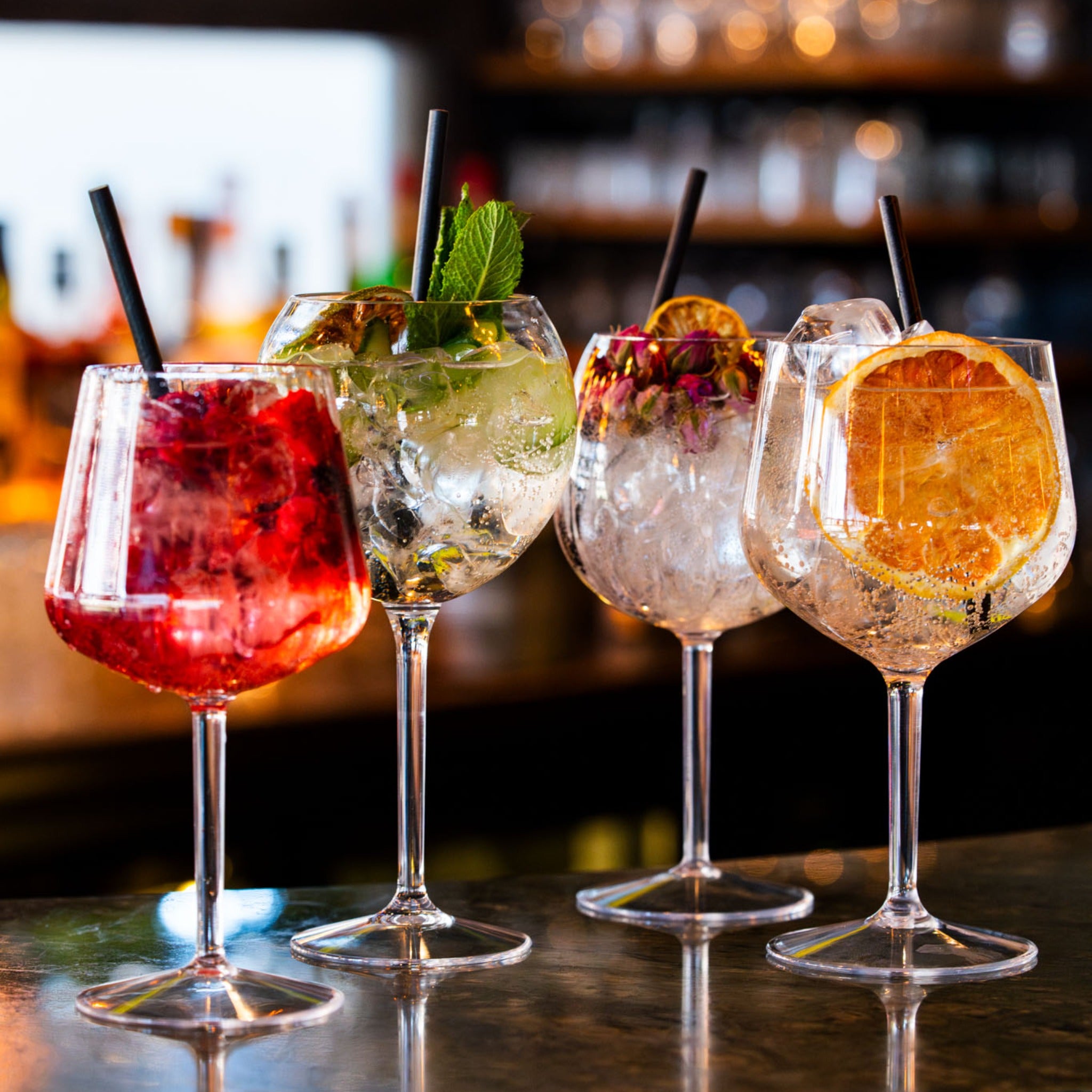 Bar Professional Gin Tonic Glas Kunststof 75 Cl - gebruik in de bar