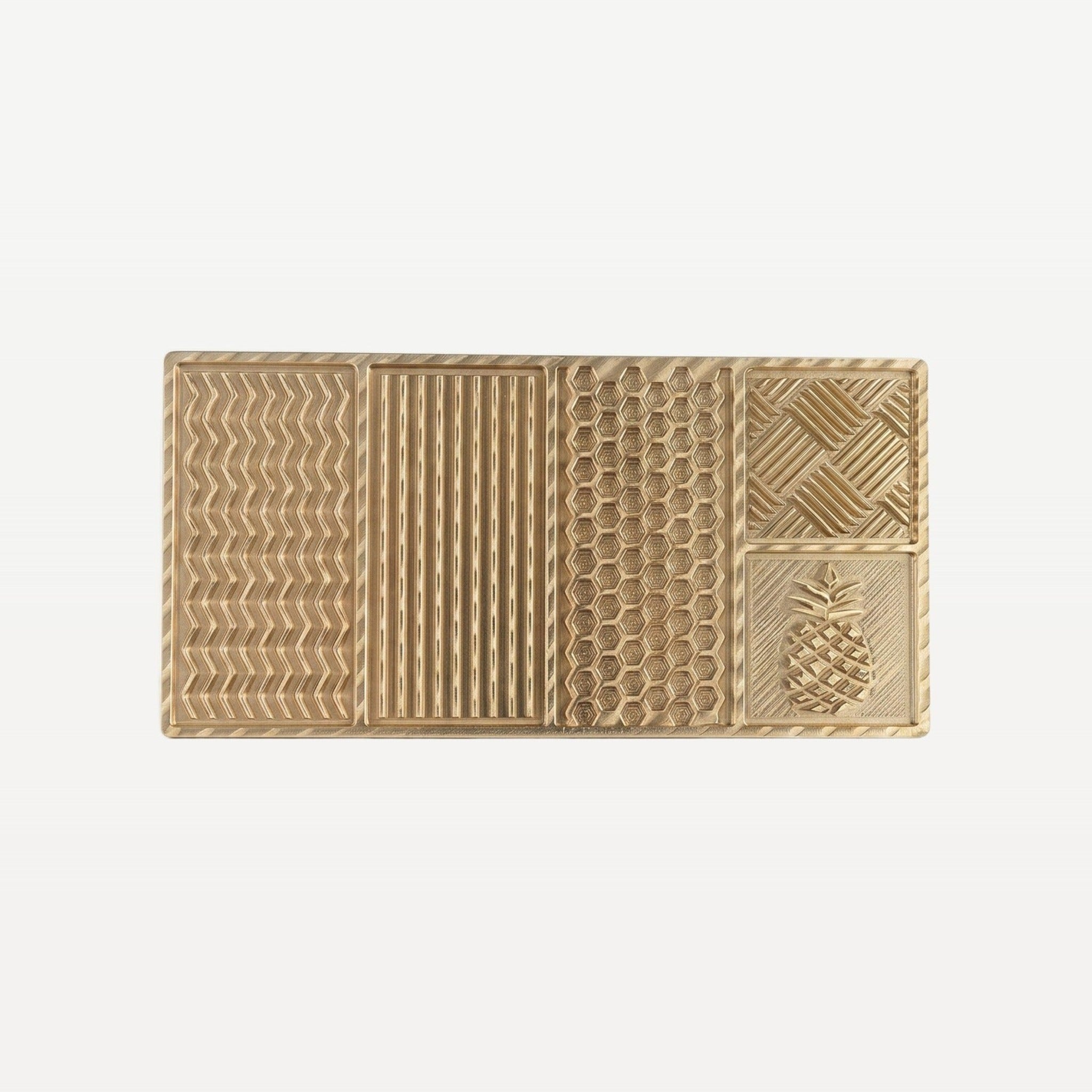 Bar Professional IJsstempeltray Messing 20x10 cm