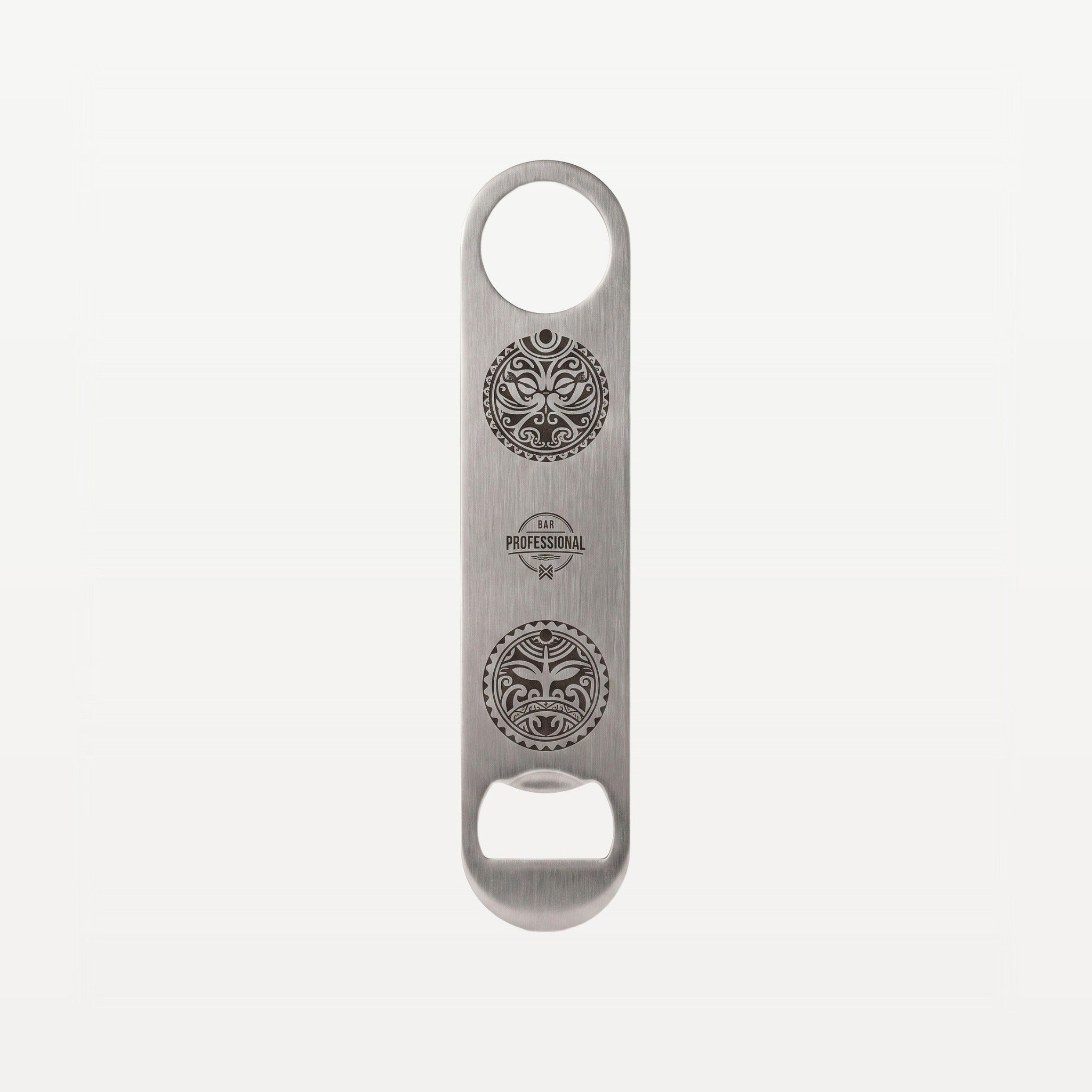 Bar Professional Speakeasy Maori Barblade Flesopener RVS