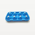 Bar Professional Eiskugelform, Silikon, blau, 4,5 cm