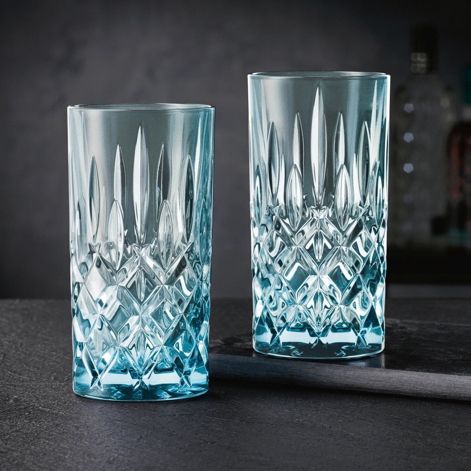 Nachtmann Noblesse Longdrinkglas 39,5 Cl Licht Blauw - 2 Stuks - Glazen.nl