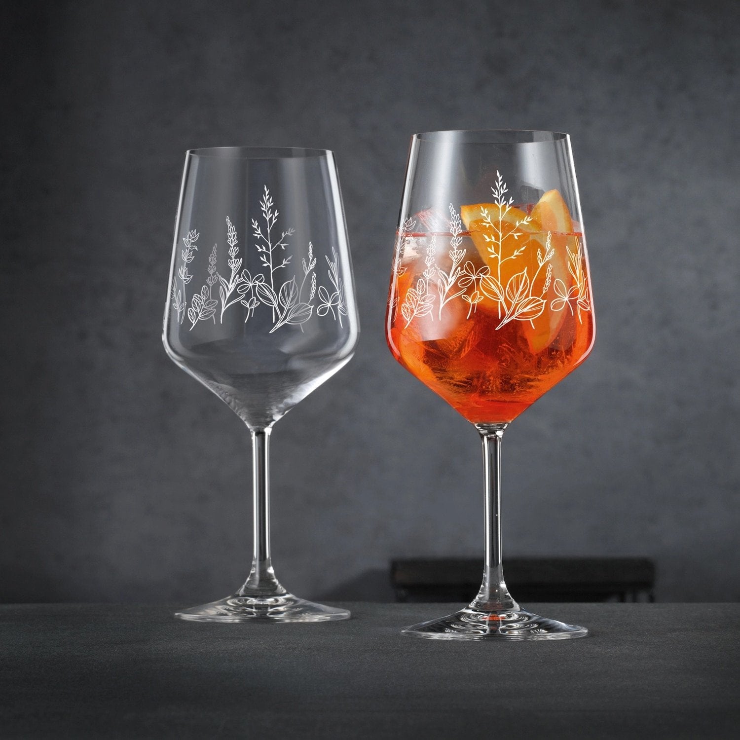 Nachtmann Tattoo Gin Tonic Glas 63 Cl Botanical Wit - 2 Stuks - Glazen.nl