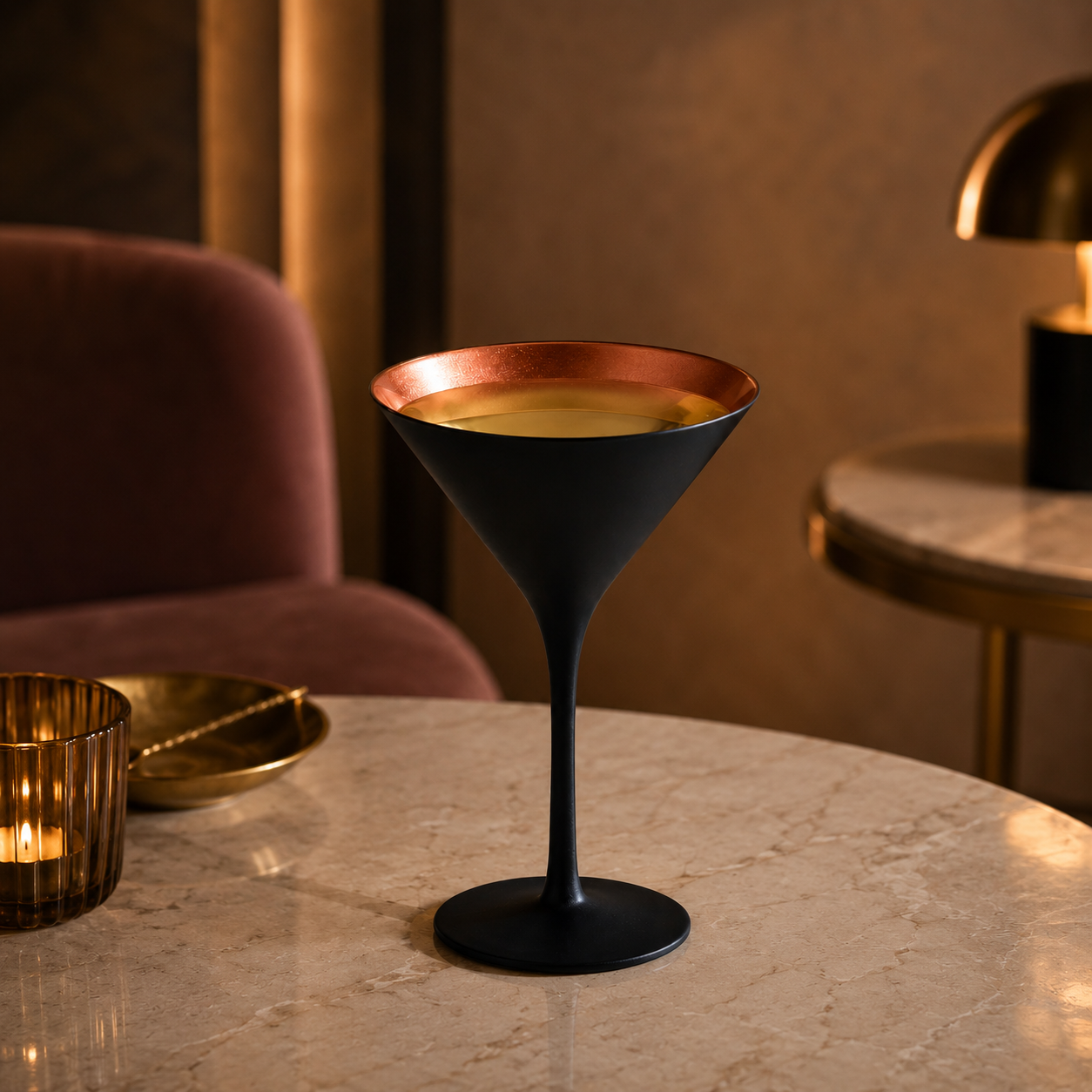 Stölzle Lausitz Elements Cocktailglas 24 cl Schwarz - 6 Stück