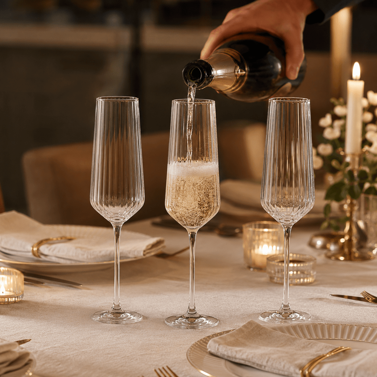 Pasabahce Allegra Focus Champagneglas 19.5 Cl - 6 Stuks - Glazen.nl