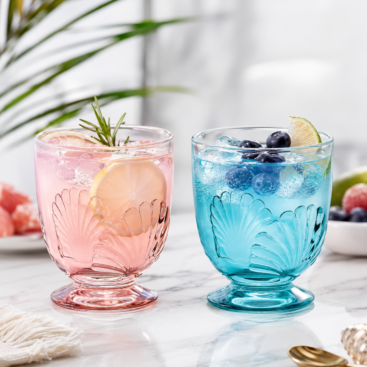 La Rochere Belle Wassergläser Sortiert 4 Farben 32 Cl - 4 Stück