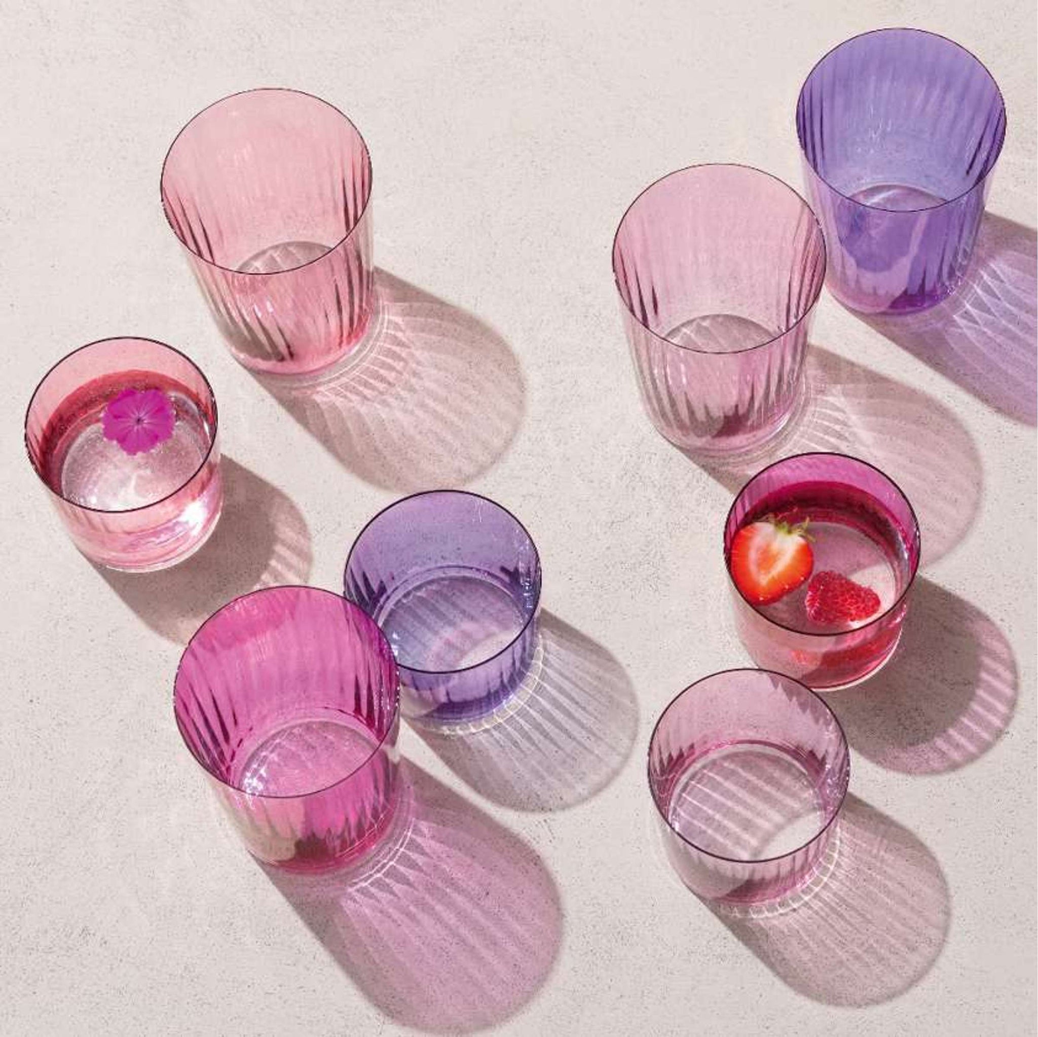 L.S.A. Gems Tumbler 56 Cl Sortiert Rosa - 4 Stück