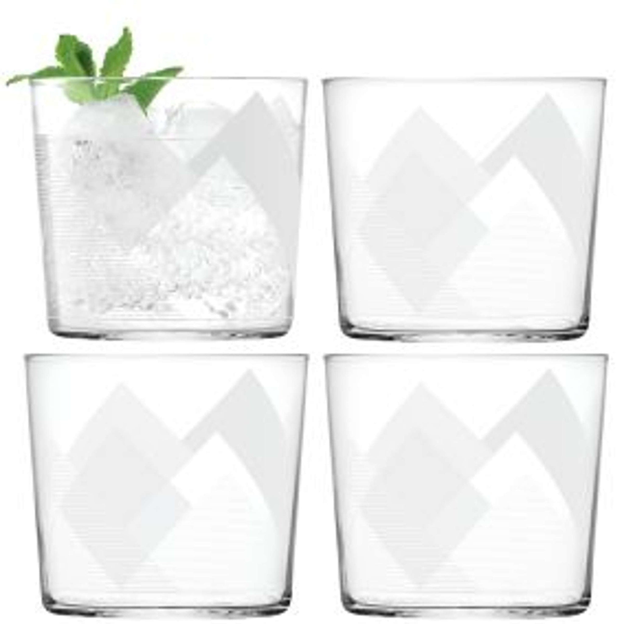 L.S.A. Peaks Tumbler 31 Cl Weiß – 4 Stück