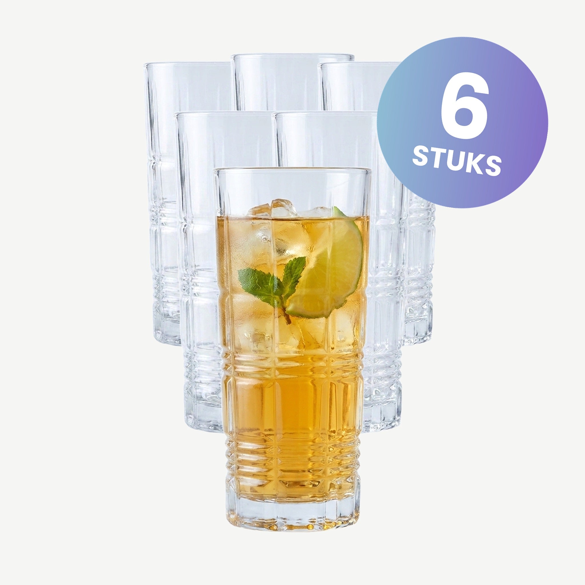 Arcoroc Brixton Longdrinkglas 31 Cl Tubo - set van 6 glazen
