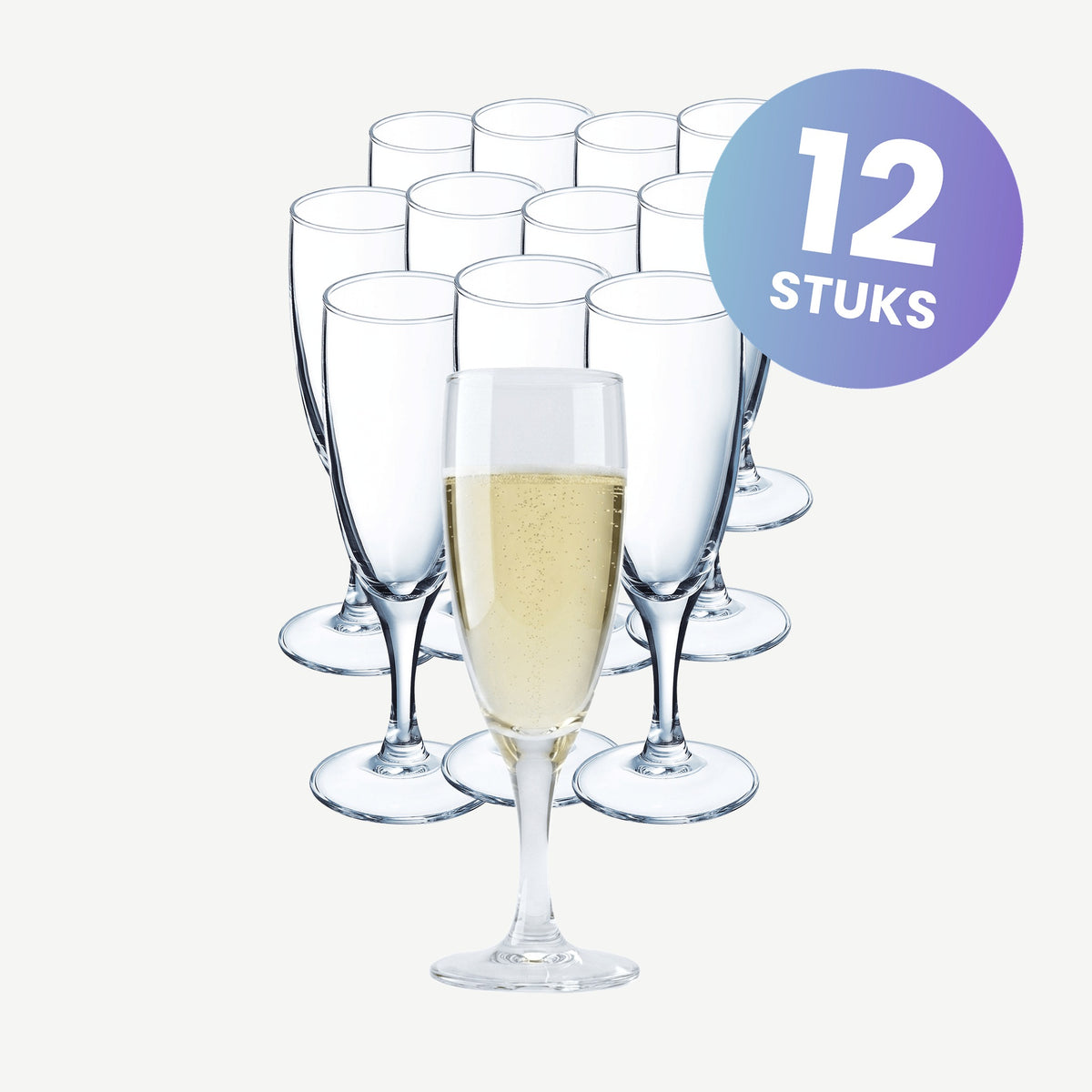 Arcoroc Elegance Champagneglas / Flute 10 Cl - set van 12 glazen