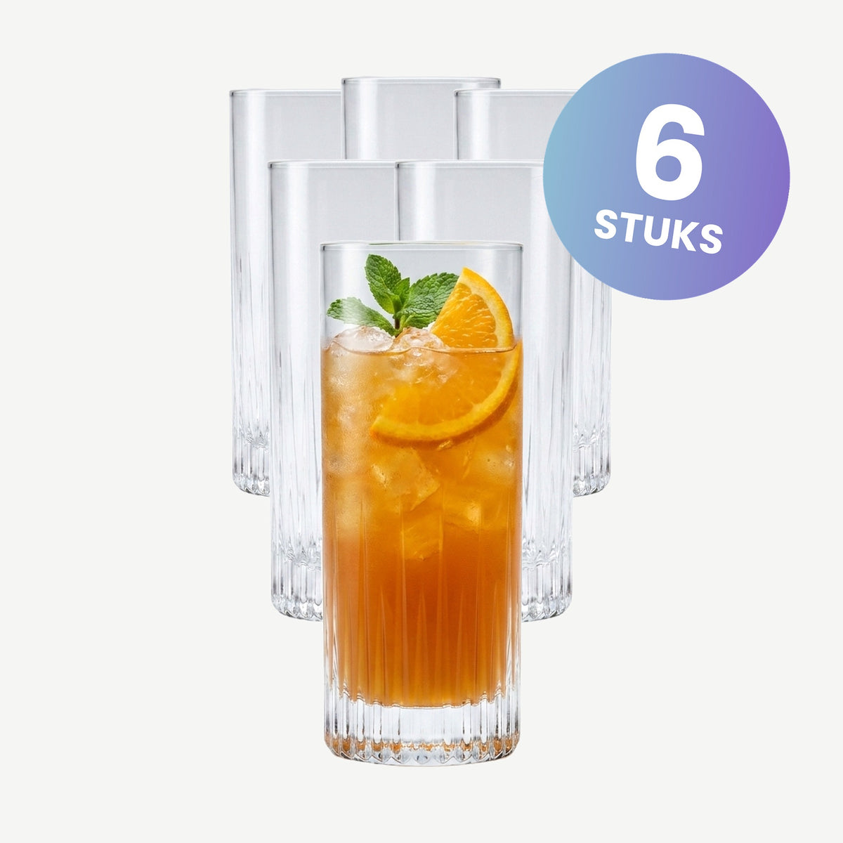 Lehmann Diamond Longdrinkglas 37 Cl - set van 6 glazen