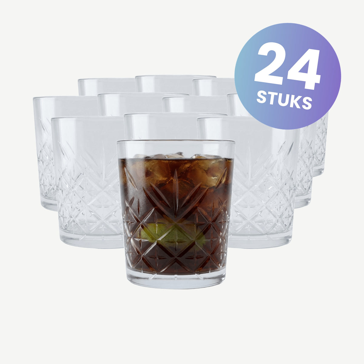 Bar Professional McGuire Tumbler Kunststof 34 Cl - set van 24 glazen