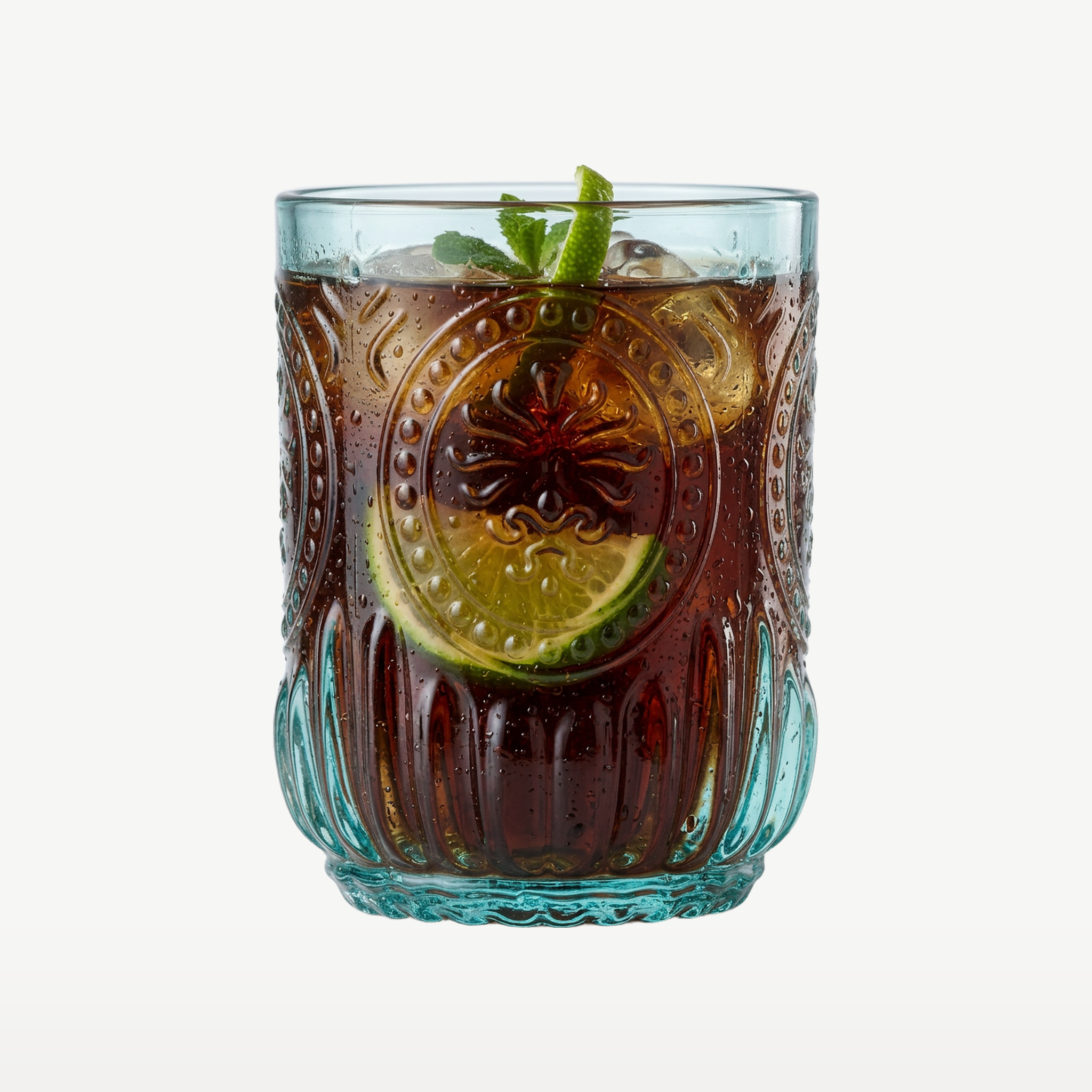 J-Line Maya Waterglas 32 Cl Turquoise - Glazen.nl