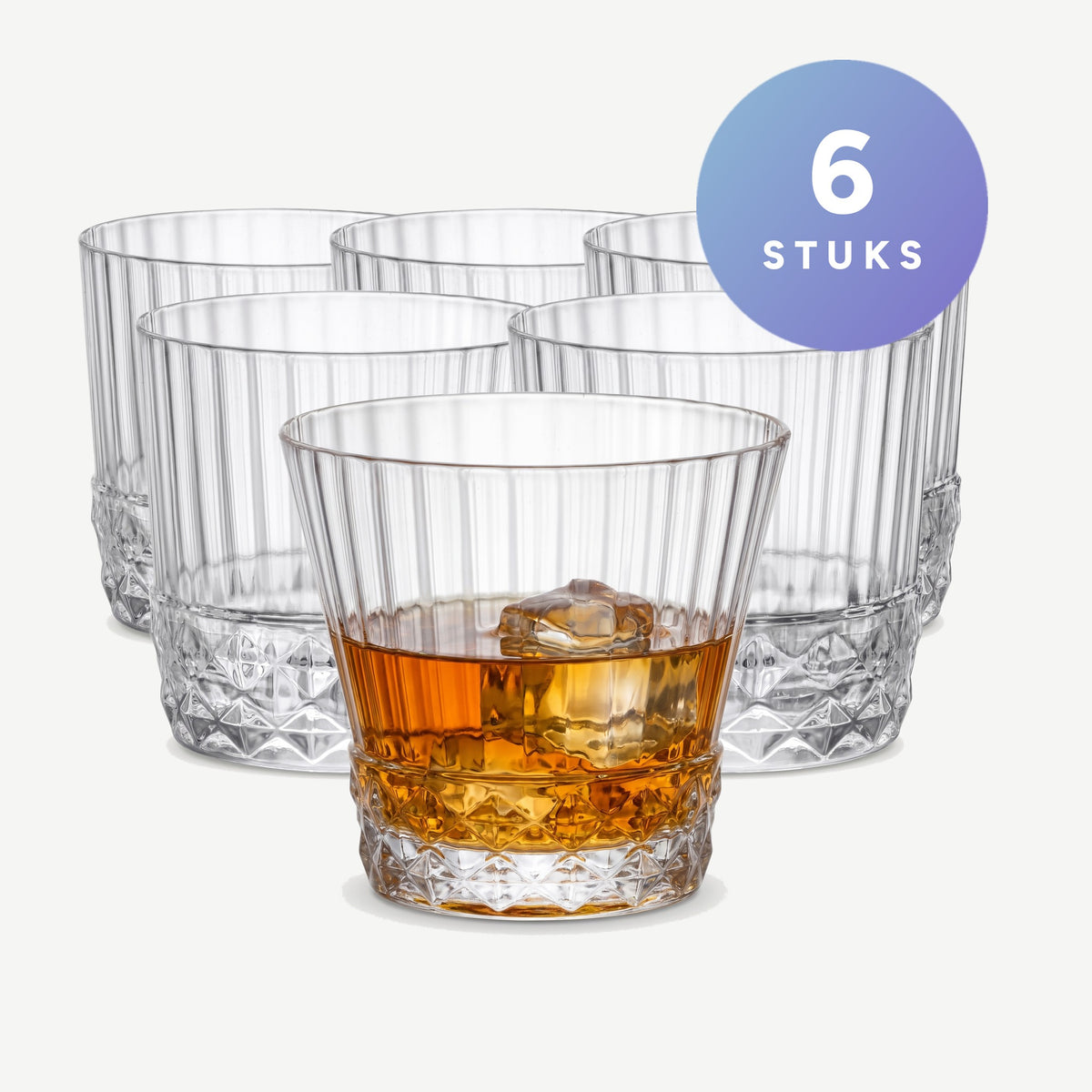 Bormioli Rocco America'20S Tumbler 30 Cl set van 6 glazen