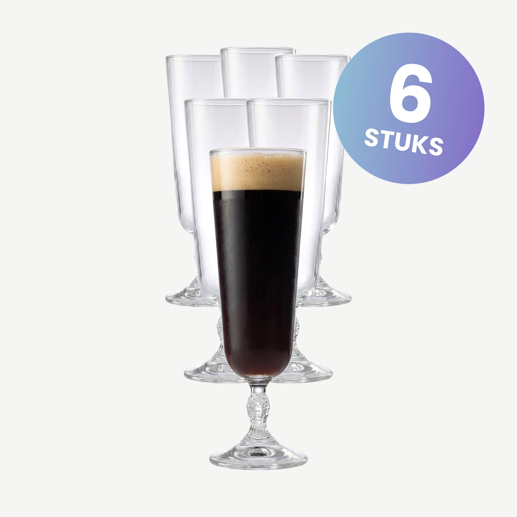 Bormioli Rocco Bartender Bierglas 28 Cl - set van 6 glazen