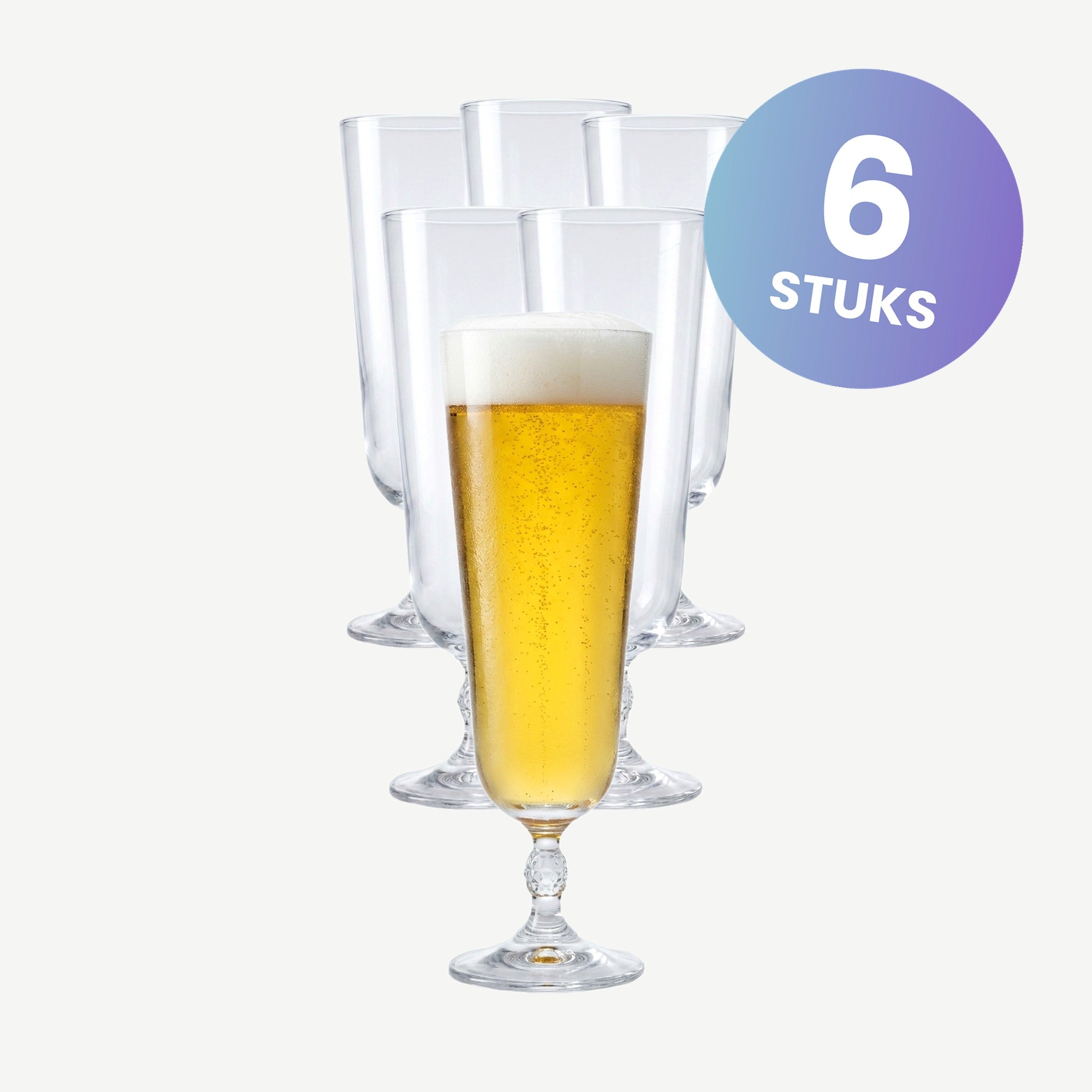 Bormioli Rocco Bartender Bierglas 40,5 Cl - set van 6 glazen