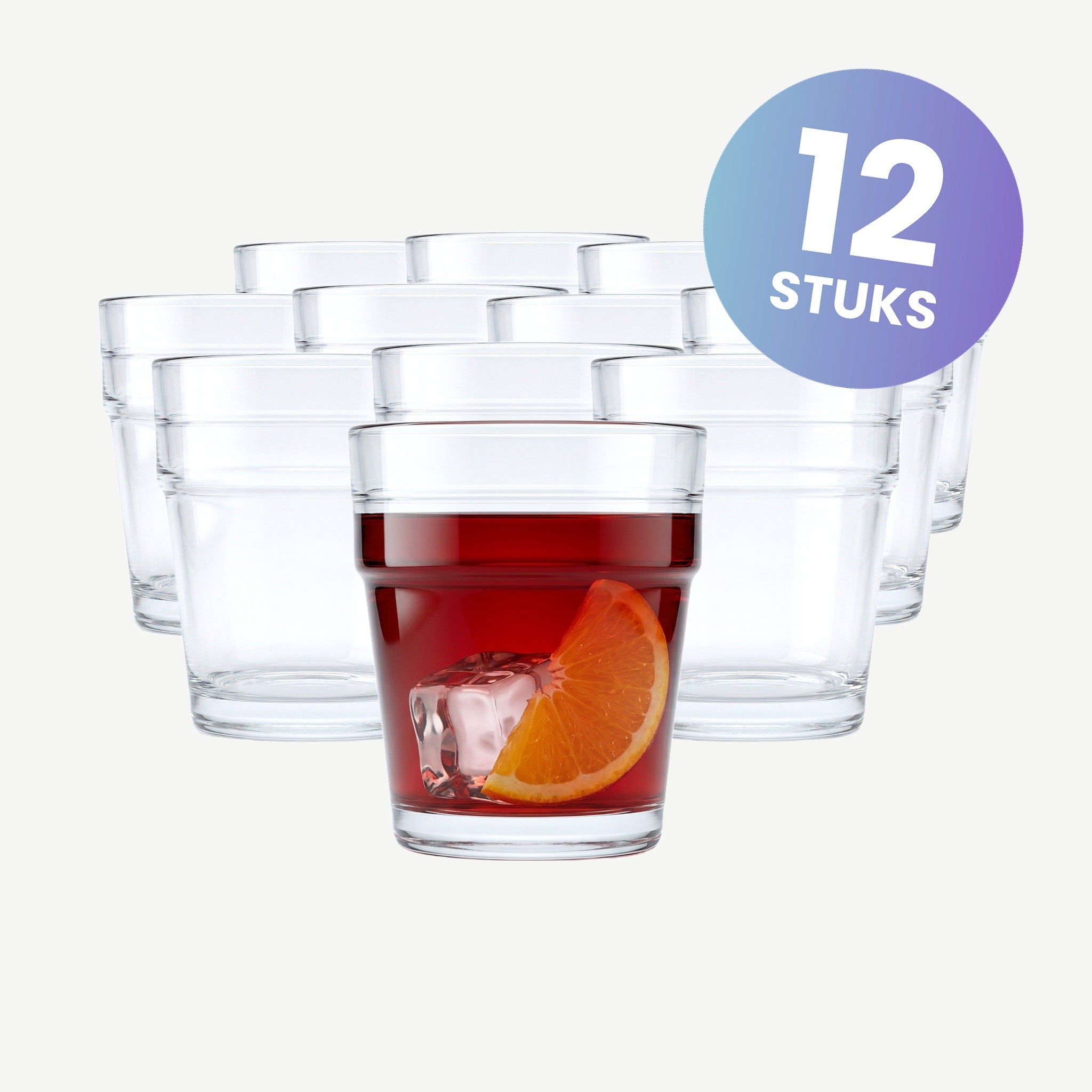 Bormioli Rocco Habana Tumbler 22 Cl - set van 12 glazen