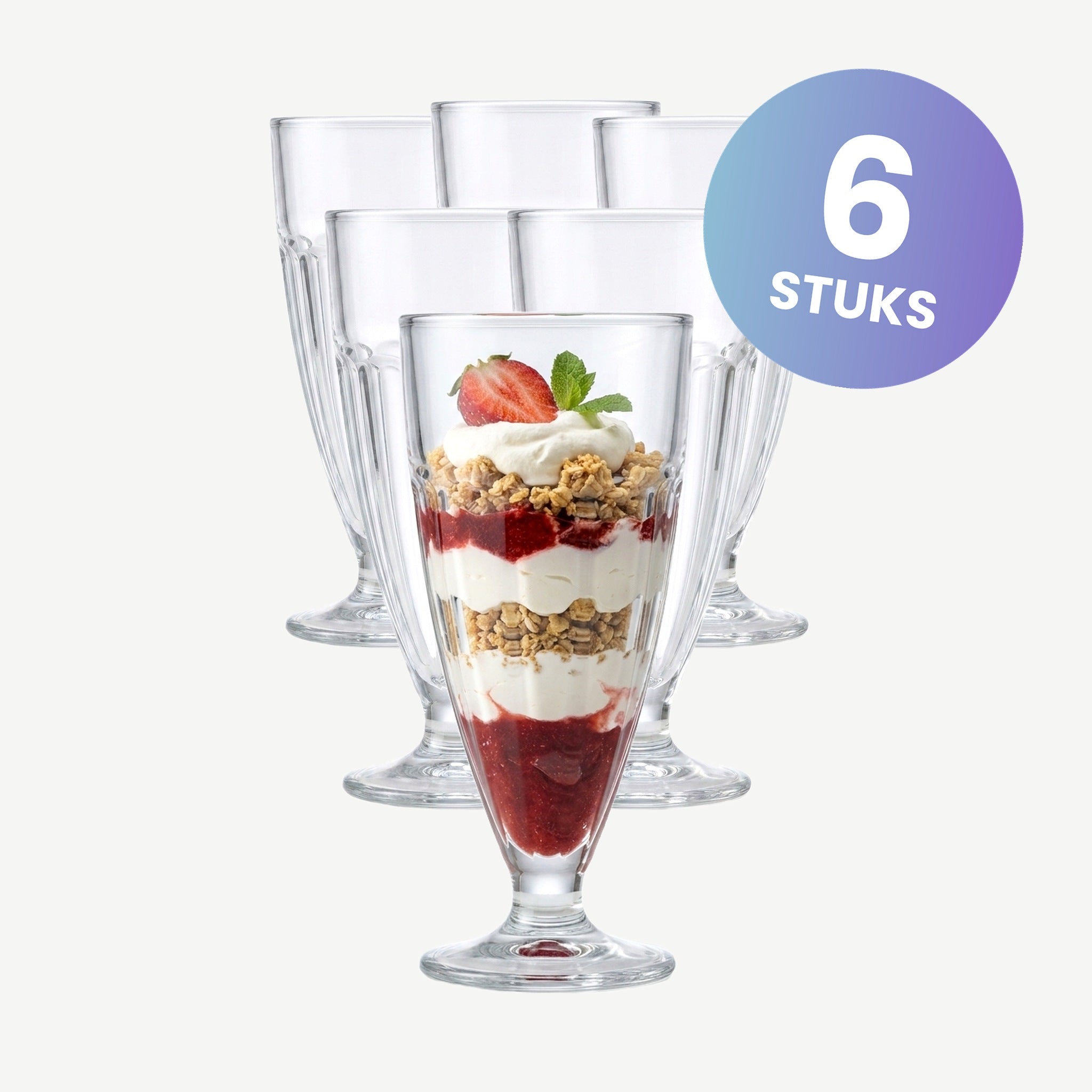 Bormioli Rocco Rock Bar Ijsglas 38 Cl - set van 6 glazen